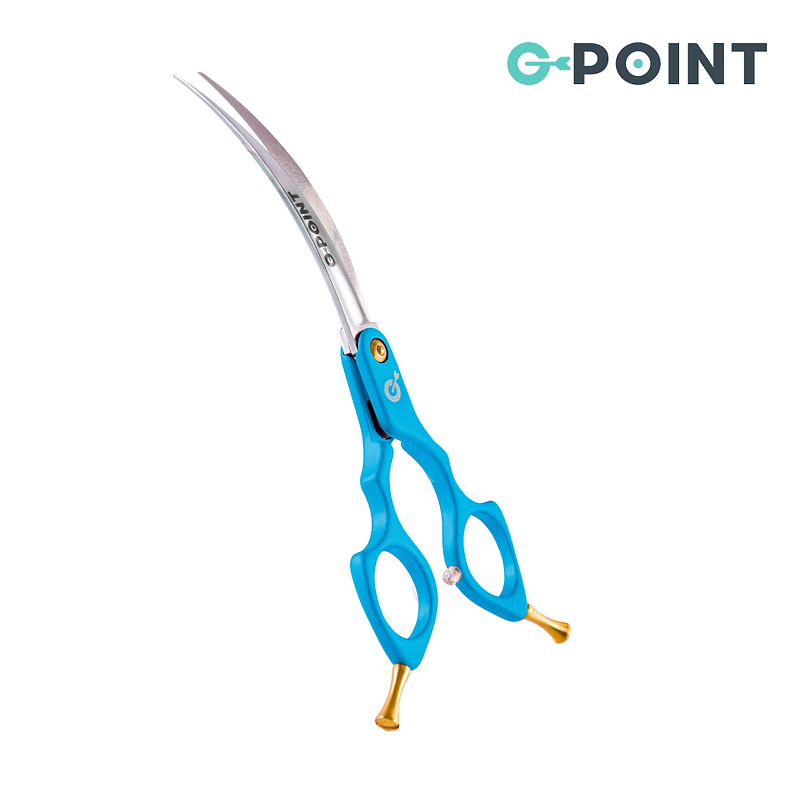 G-POINT *Asian* 6.5 Inch 40° stark gebogene Schere